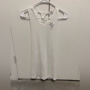 T Los Angeles White New Racer Tank Top SZ S